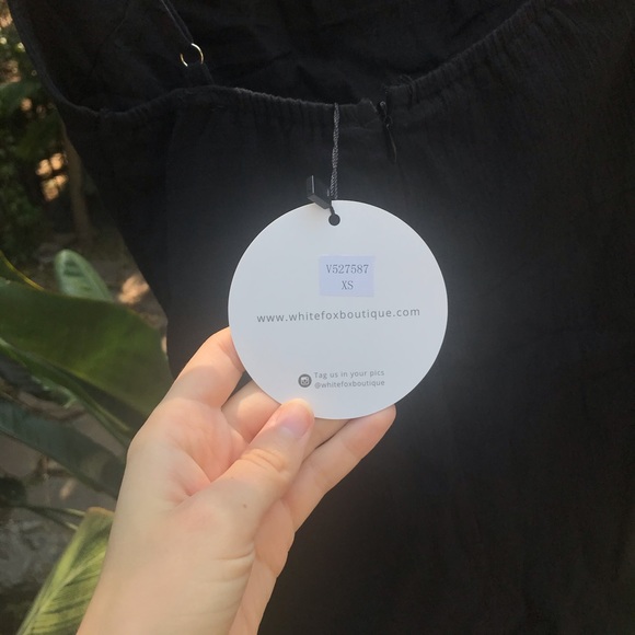 ❗️SOLD❗️One shoulder black mini dress - Picture 6 of 7